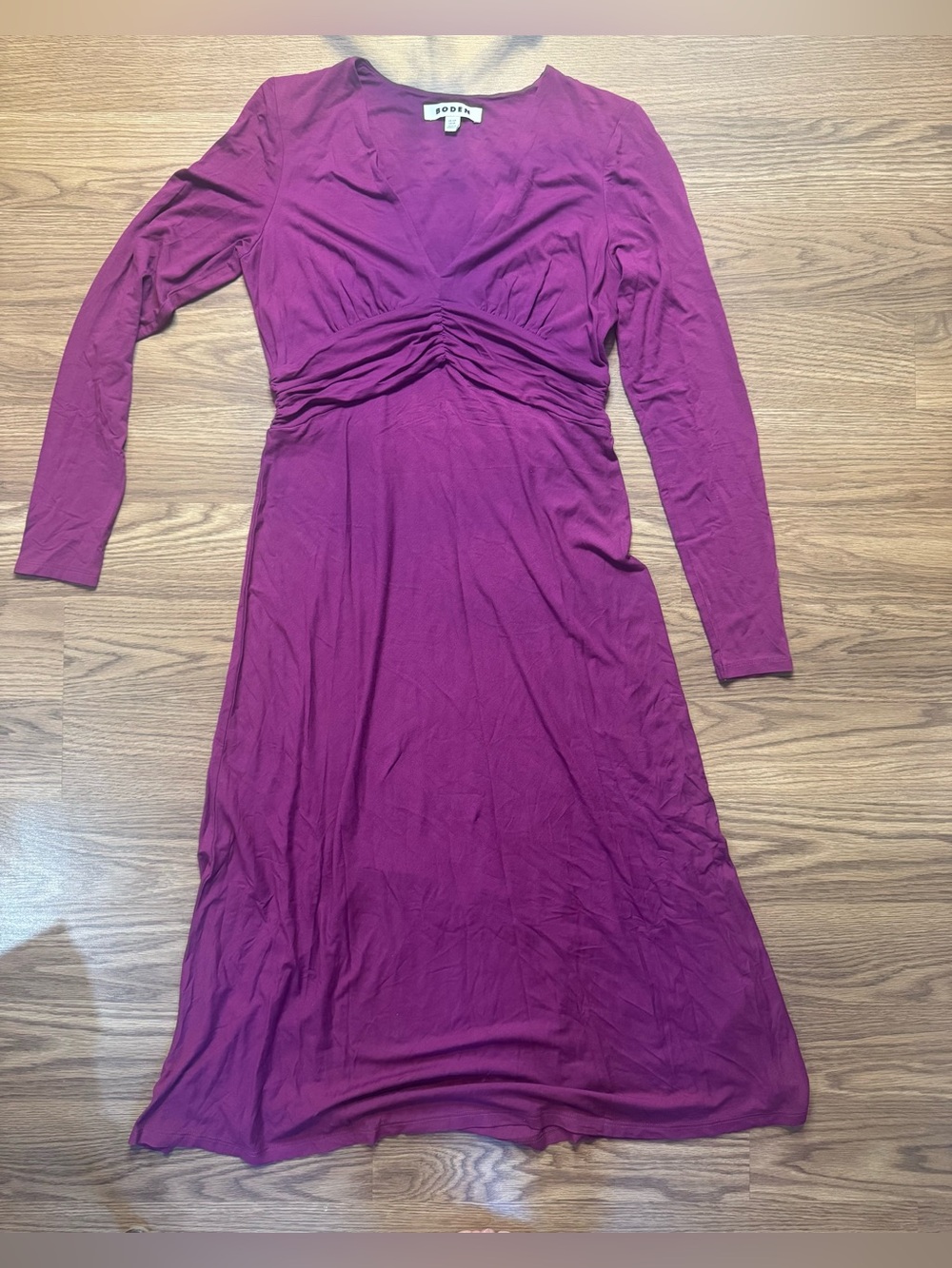 Boden Elodie Empire Midi Dress